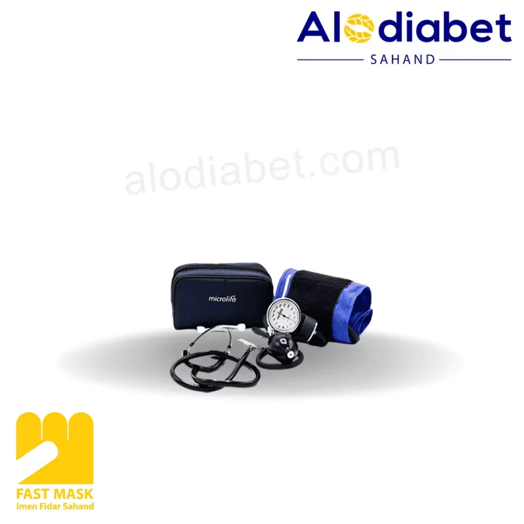 فشار سنج عقربه ای مایکرولایف مدل AG1-20 با گوشی پزشکی | الو دیابت